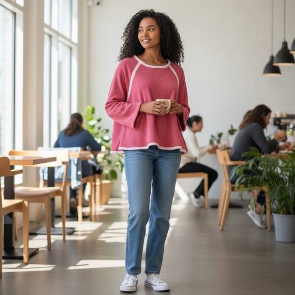 Pomander Place Terry Cloth Top Tuckernuck Sweatshirt Pullover - Picture 10 of 10